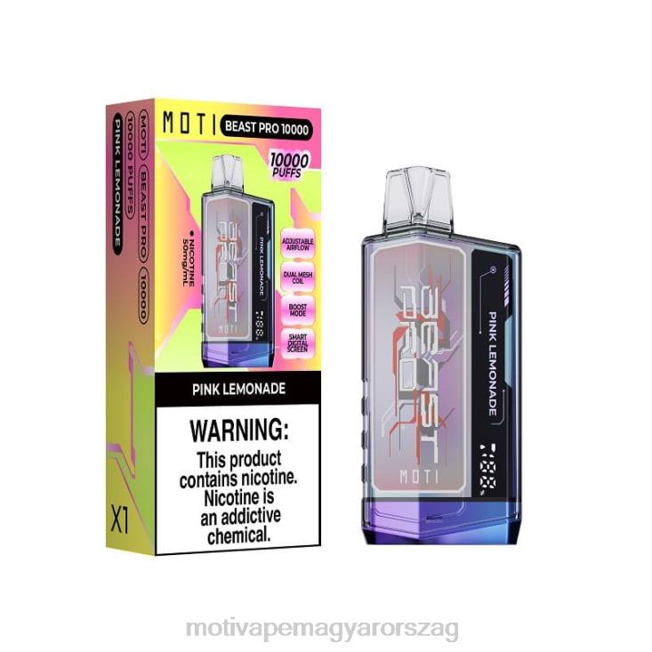 MOTI Beast Pro eldobható vape (5%, 10000 fújás) dupla citrom BP2P643 Moti Vape Pod Magyarország
