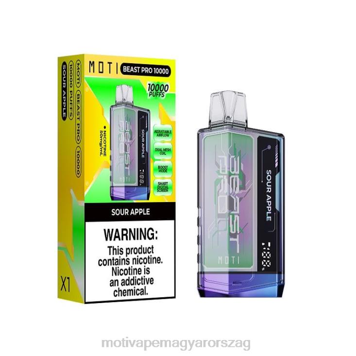 MOTI Beast Pro eldobható vape (5%, 10000 fújás) dupla citrom BP2P643 Moti Vape Pod Magyarország