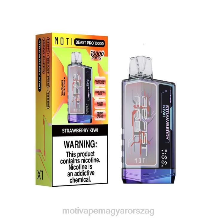 MOTI Beast Pro eldobható vape (5%, 10000 fújás) epres kivi BP2P651 Moti Vape Magyarország