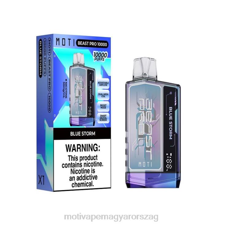 MOTI Beast Pro eldobható vape (5%, 10000 fújás) kék vihar BP2P638 Moti Vape Near Me