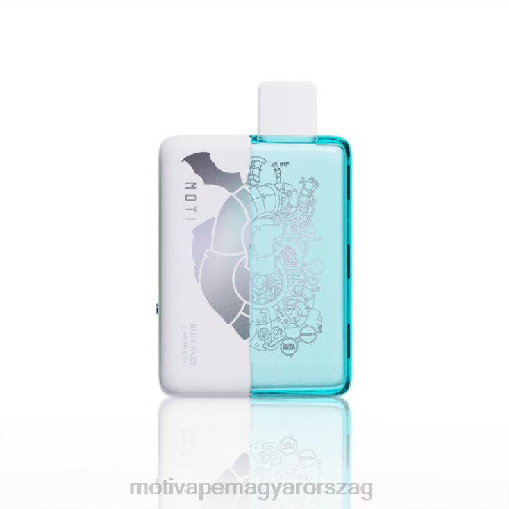 MOTI Duo 9000 eldobható vape (5%, 9000 fújás) kék razz limonádé BP2P664 Moti Play Mini