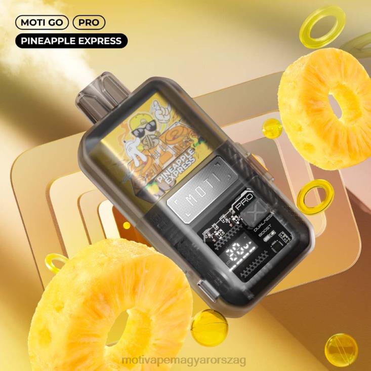 MOTI Go Pro eldobható vape (5%, 12000 fújás) ananász expressz BP2P617 Moti Vape Price