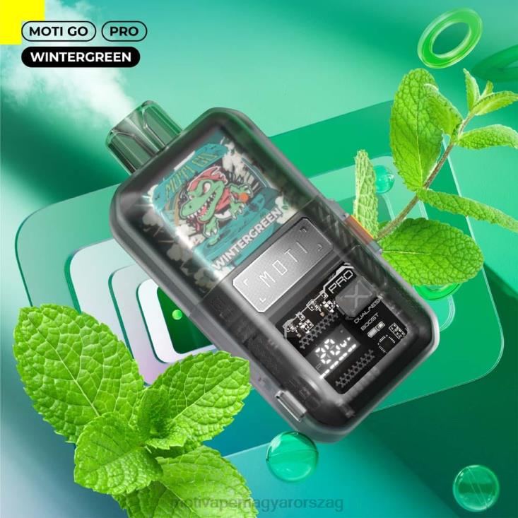 MOTI Go Pro eldobható vape (5%, 12000 fújás) télizöld BP2P624 Moti Play Mini