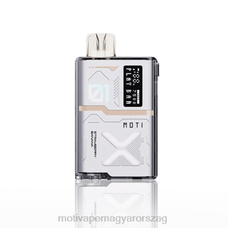 MOTI Play Bar 7500 eldobható vape (5%, 7500 fújás) eper banán BP2P655 Moti Play Vape