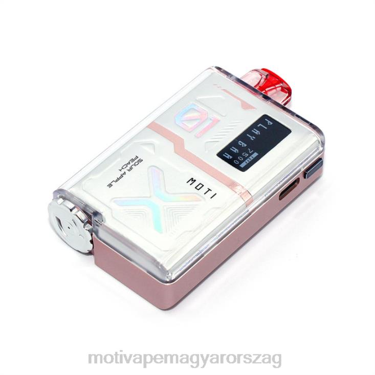MOTI Play Bar 7500 eldobható vape (5%, 7500 fújás) savanyú almás barack BP2P656 Moti Vape Disposable Magyarország