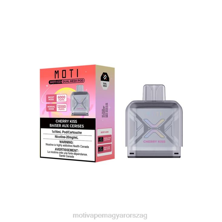 MOTI Go Pro eldobható tok cseresznye csók BP2P696 Moti Vape Disposable Magyarország
