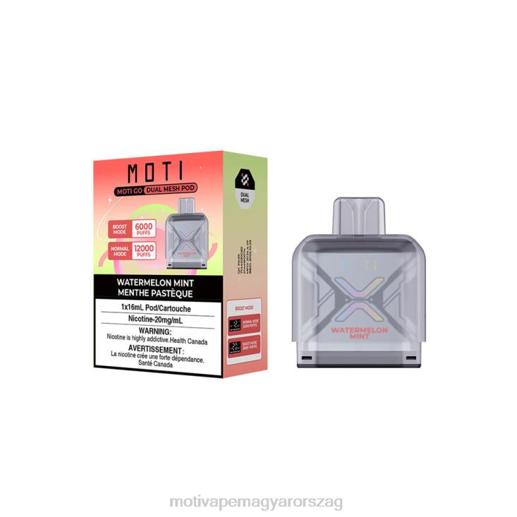 MOTI Go Pro eldobható tok görögdinnye menta BP2P689 Moti Vape Review
