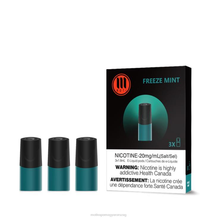 MOTI klasszikus hüvelyek fagyassza le a mentát BP2P6105 Moti Play Vape