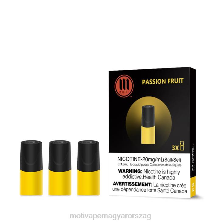 MOTI klasszikus hüvelyek maracuja jég BP2P6109 Moti Vape Review