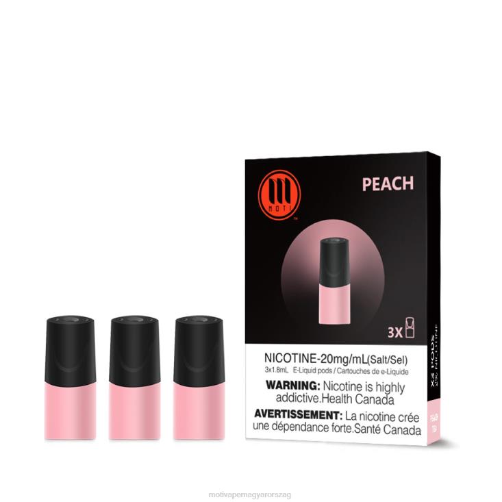 MOTI klasszikus hüvelyek őszibarack BP2P6102 Moti Vape Budapest