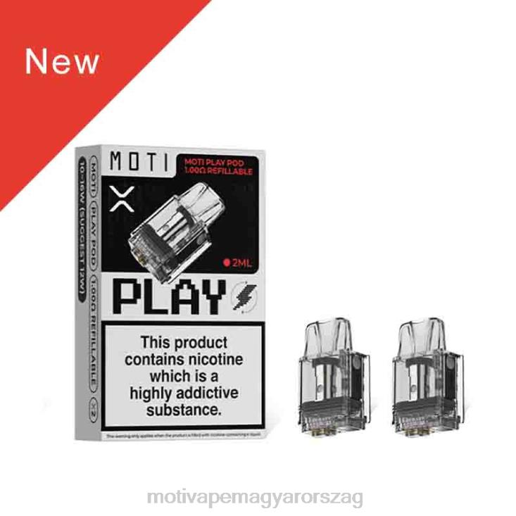 MOTI Play pod 1,00 ohm újratölthető 1 db BP2P6121 Moti Vape Magyarország