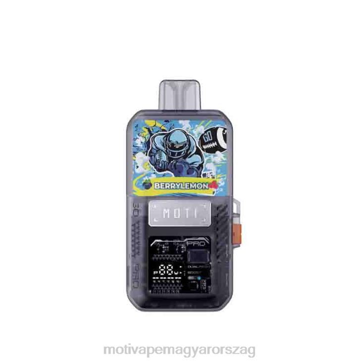MOTI Go Pro eldobható tok+készülék bogyó citrom BP2P679 Moti Vape Review
