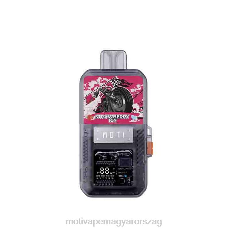 MOTI Go Pro eldobható tok+készülék epres jeges BP2P684 Moti Play Mini