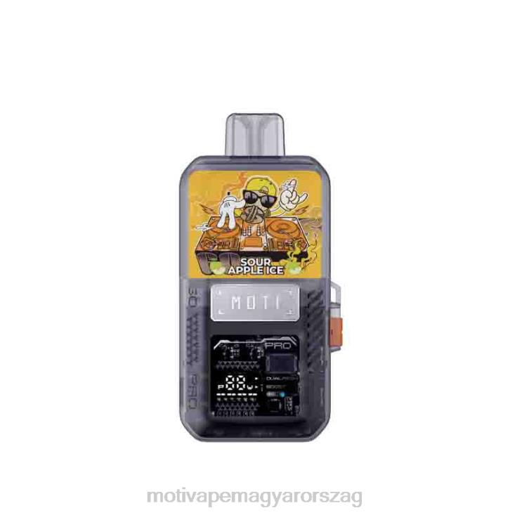 MOTI Go Pro eldobható tok+készülék savanyú almajég BP2P677 Moti Vape Price