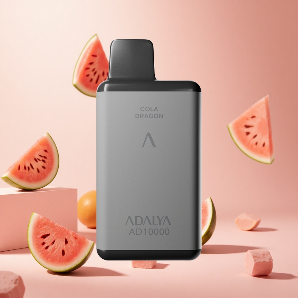 Dinnye Jég Adalya AD 10000 Puffs hungary wholesale Űrszürke szín, USB-C töltés