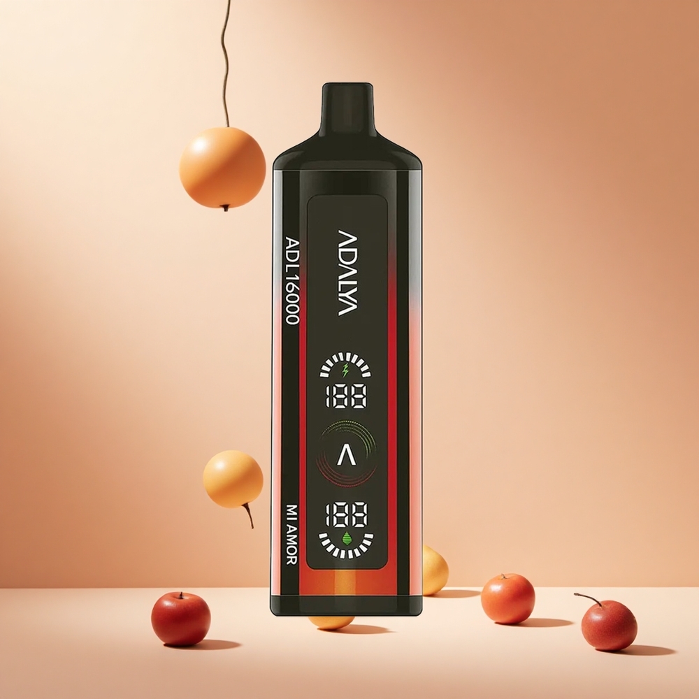 Mi Amor íz Adalya ADL 16000 PRO Puffs 16 000 pár Eldobható Vape hungary wholesale Háromszínű átmenetes fényes külső
