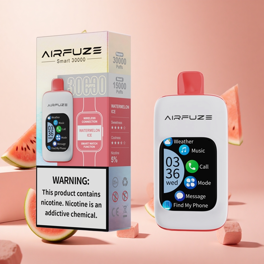 Görögdinnye Jég AirFuze Smart 30000 Puffs hungary wholesale 900mAh Típus-C