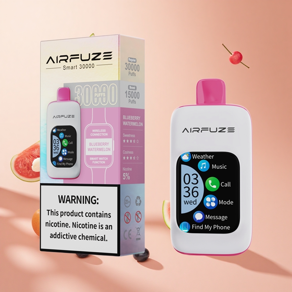 Áfonya-Görögdinnye AirFuze Smart 30000 Puffs hungary wholesale 900 mAh-s akkumulátor