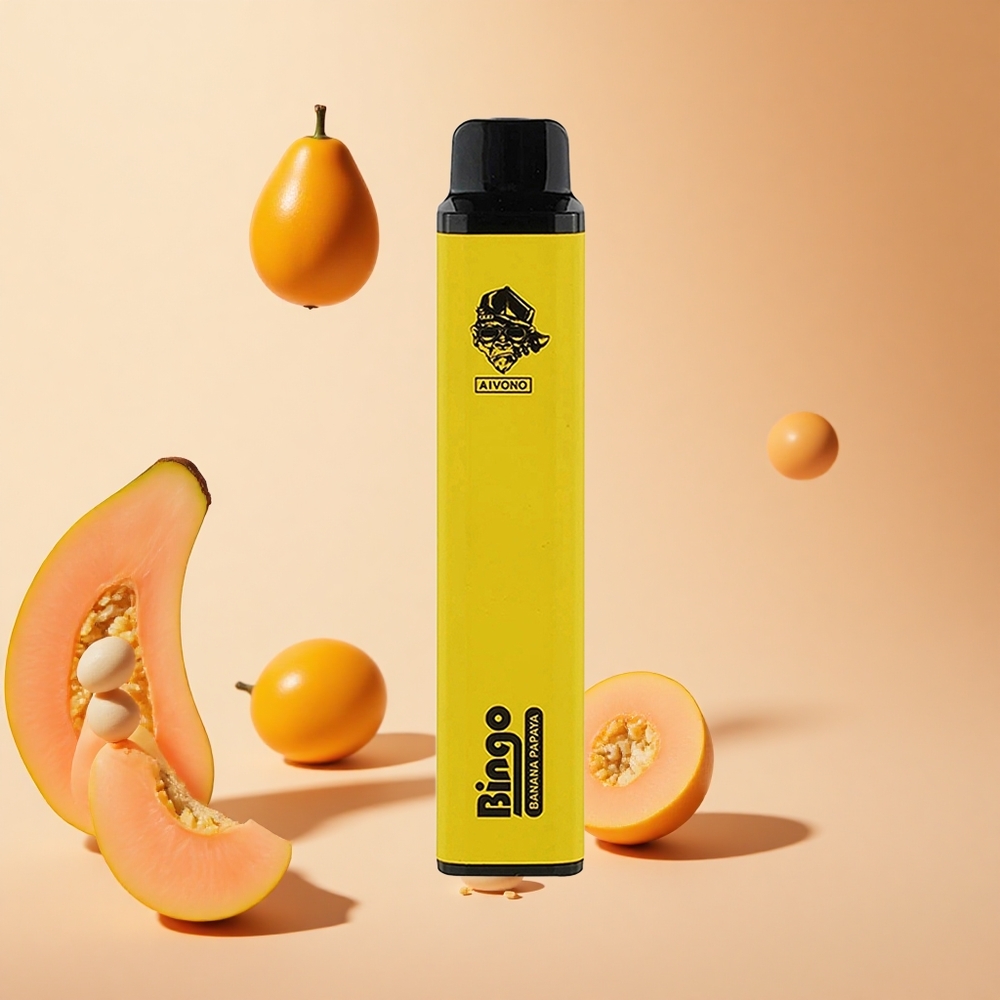 Banana Papaya Aivono AIM BINGO 4000 Puffs hungary wholesale 10 mL, 1000mAh