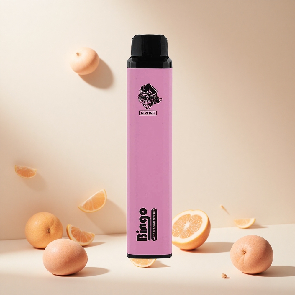 Fehér Őszibarack Grépfrút Aivono AIM BINGO 4000 Puffs hungary wholesale 1000mAh töltő akku