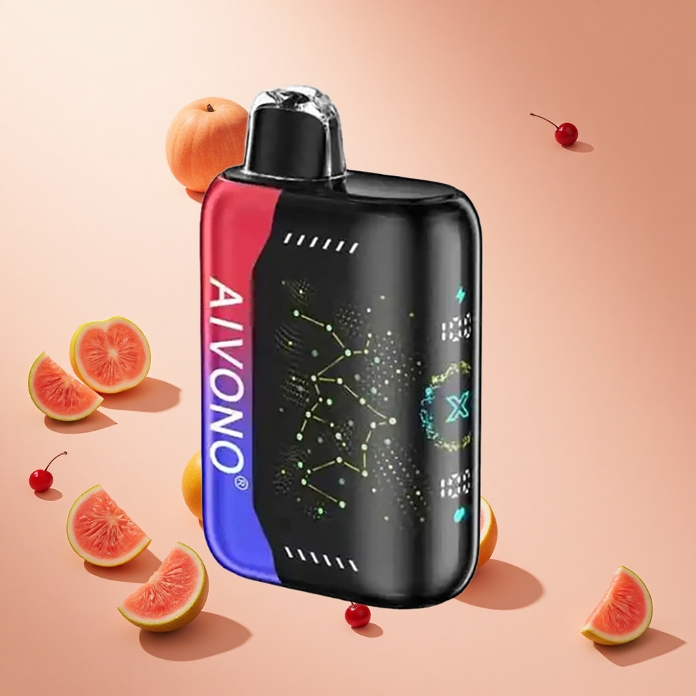 Jeges Görögdinnye-Cseresznye Aivono AIM BOOM 25000 Puffs hungary wholesale 28ml e-folyadék és 650mAh Akku