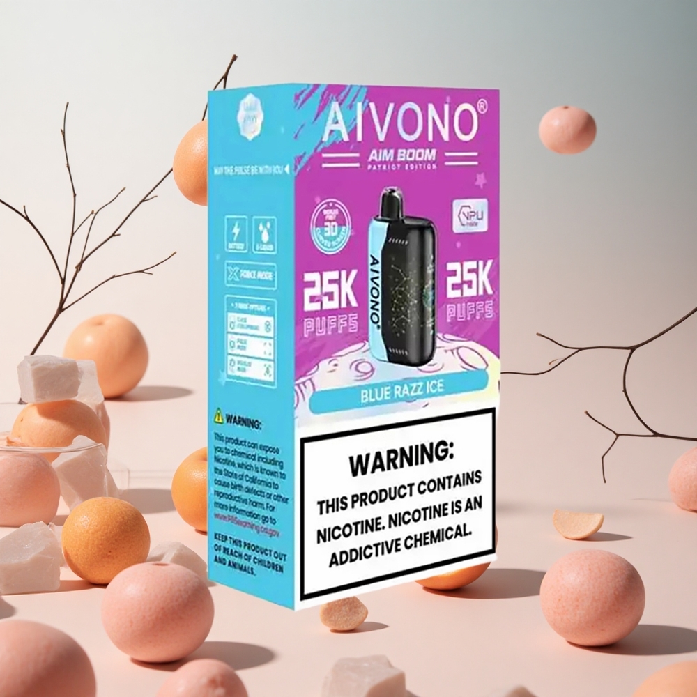 Kék Málna Jég Aivono AIM BOOM 25000 Puffs hungary wholesale 28ml e-folyadék