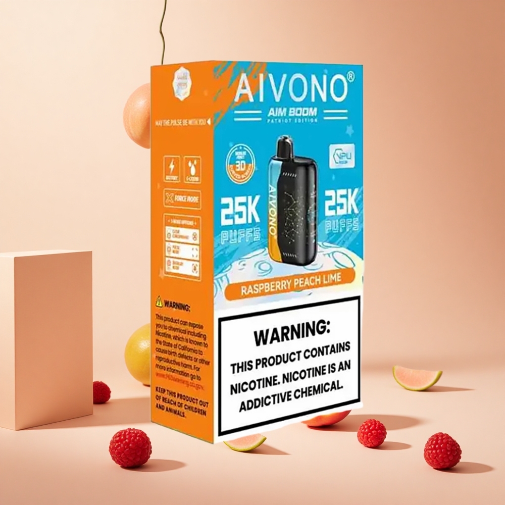 Málna Barack Lime Aivono AIM BOOM 25000 Puffs hungary wholesale 28ml e-folyadék 650mAh