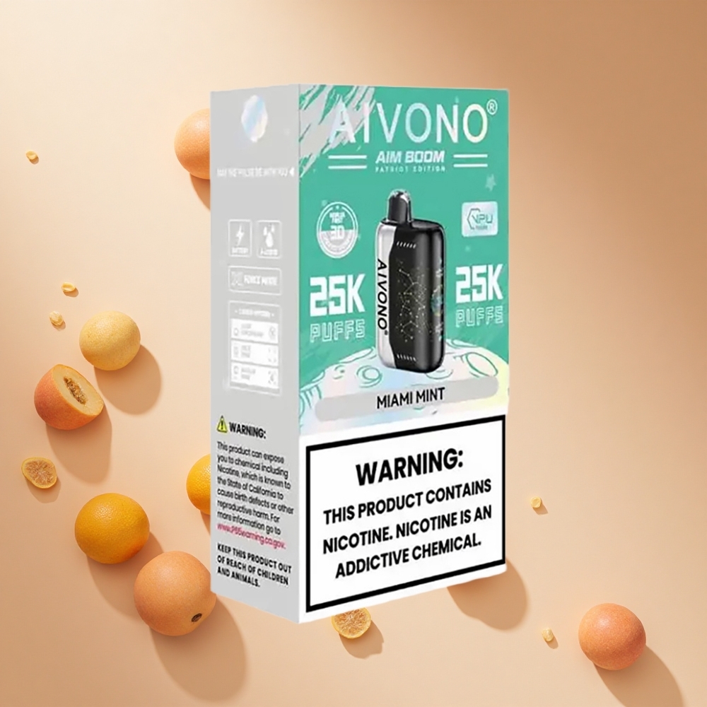 Miami Menta Aivono AIM BOOM 25000 Puffs hungary wholesale 28ml e-folyadék