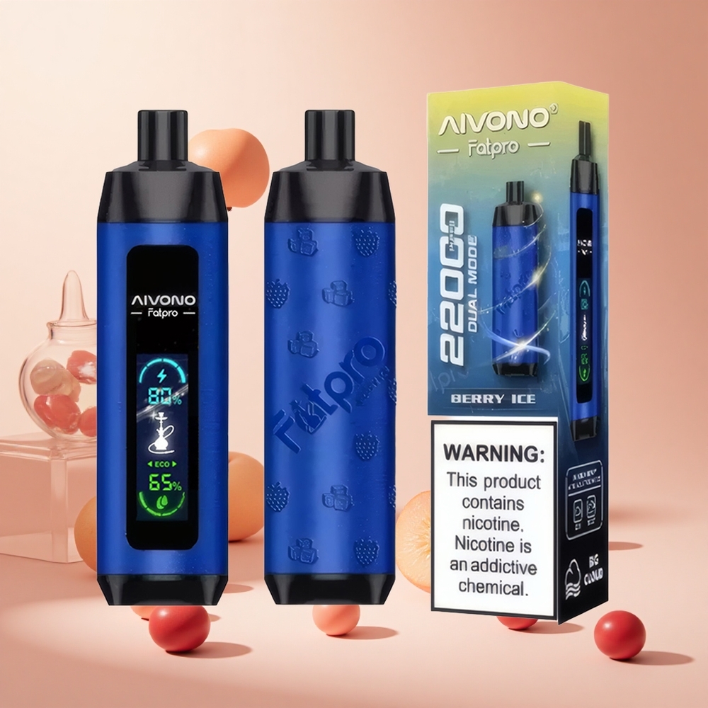 Bogyós Jég Aivono AIM FATPRO 22000 Puffs hungary wholesale 28ml e-folyadék 0%,2%,3%,5% Nikotin