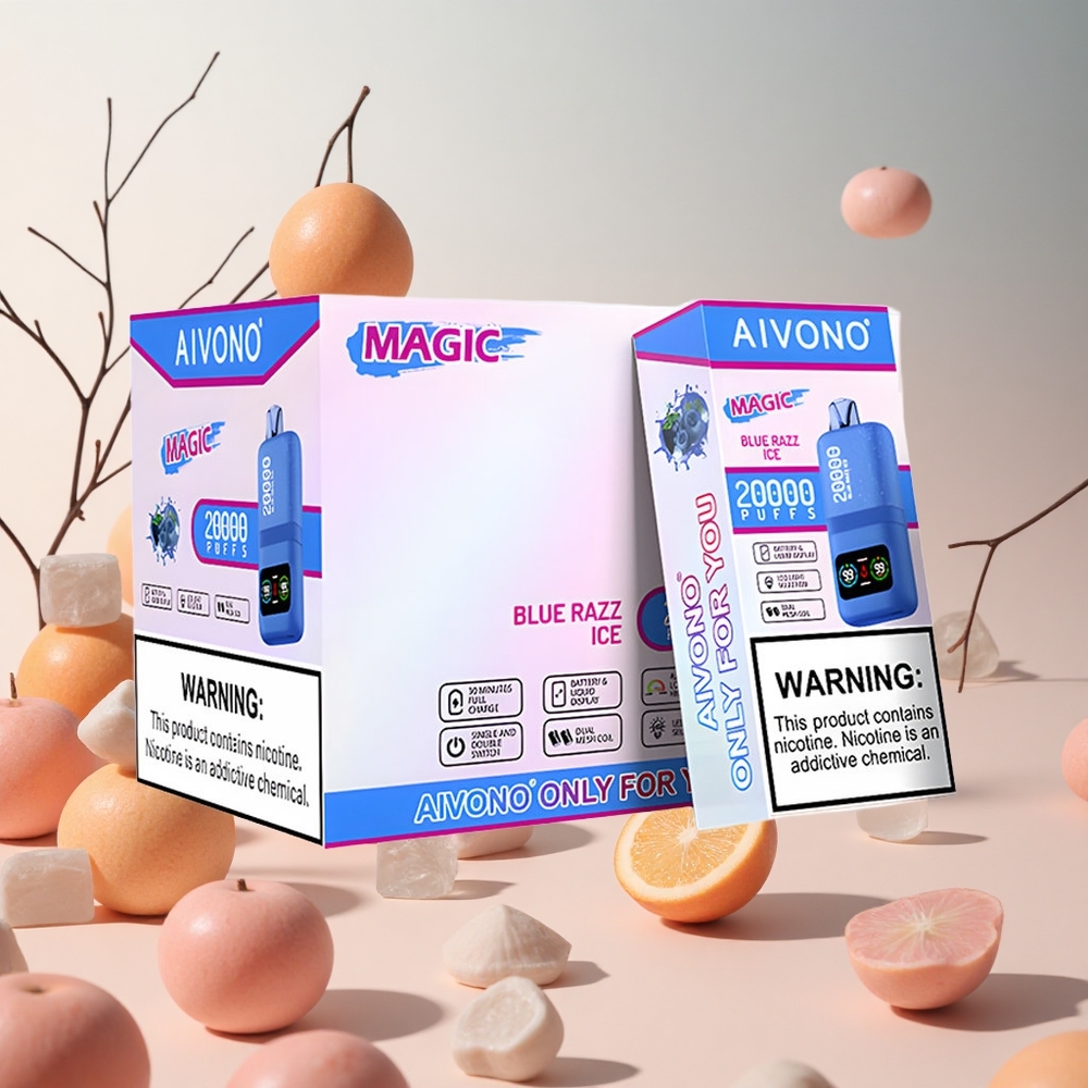 Kék Málna Jég Aivono AIM MAGIC 20000 Puffs Hungary Wholesale Típus-C