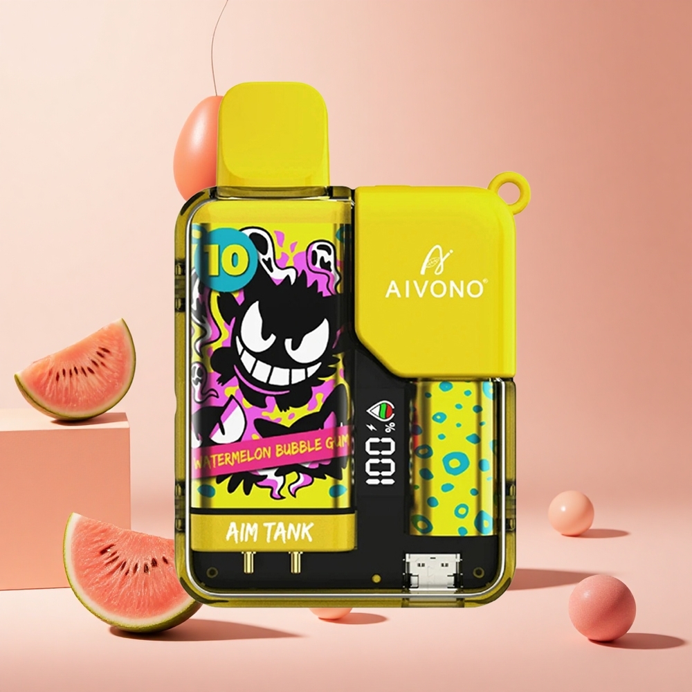 Görögdinnye Buborékrágó Aivono AIM-TANK 9500 Puffs hungary wholesale 18ml E-likvid