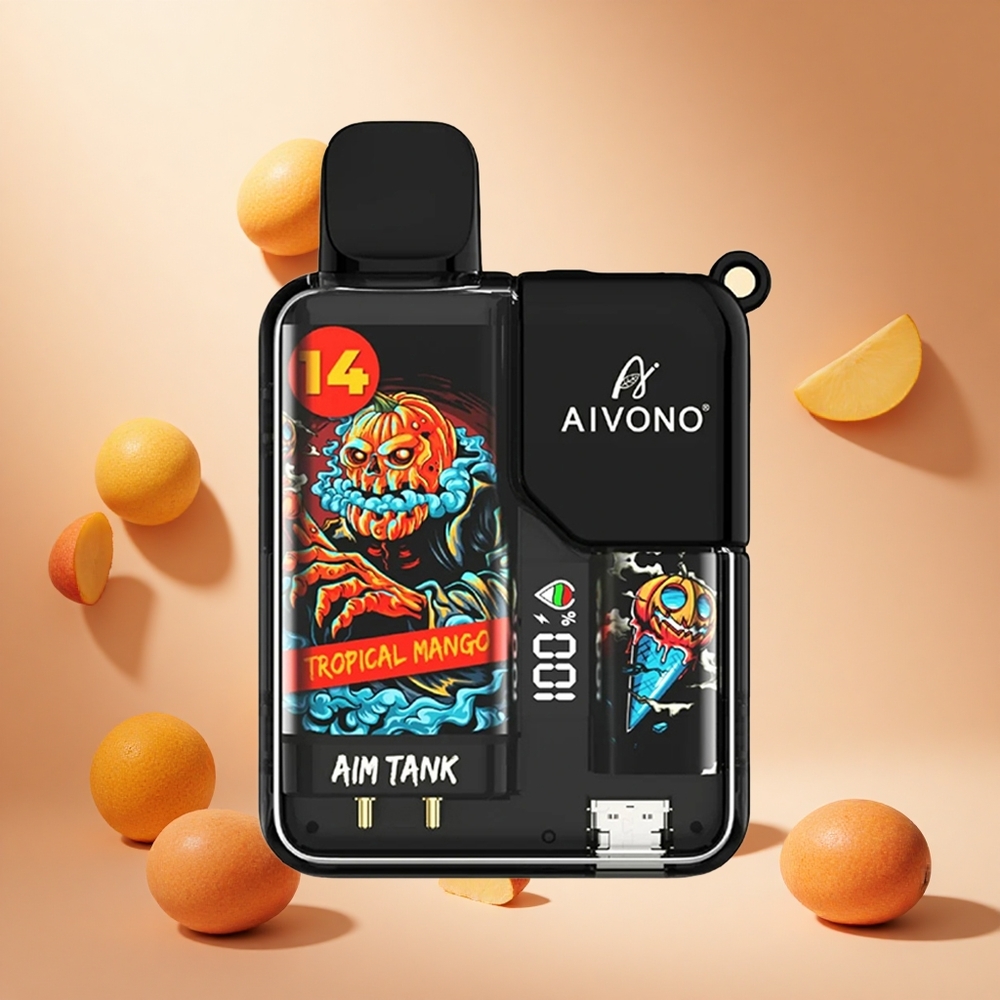 Trópusi Mango Aivono AIM-TANK 9500 Puffs hungary wholesale 18ml e-folyadékdel, 650mAh