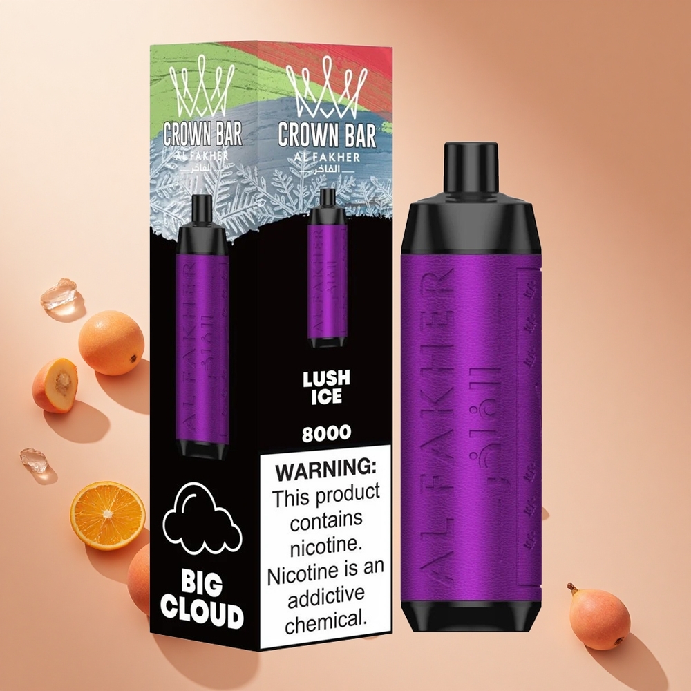 Jeges Lush Al Fakher Crown Bar 8000 Puffs hungary wholesale 18ml e-folyadék Férőhely