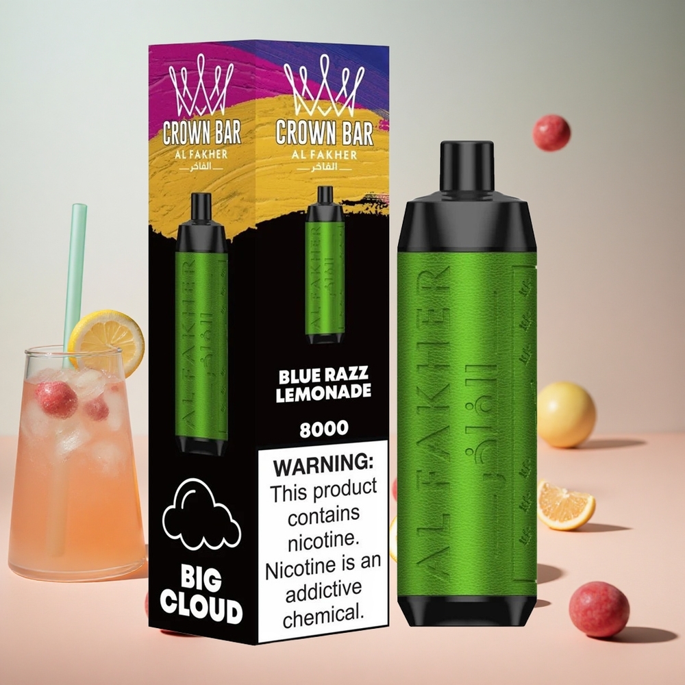 Kék Málna Limonádé Al Fakher Crown Bar 8000 hungary wholesale 18ml e-folyadék Kapacitás