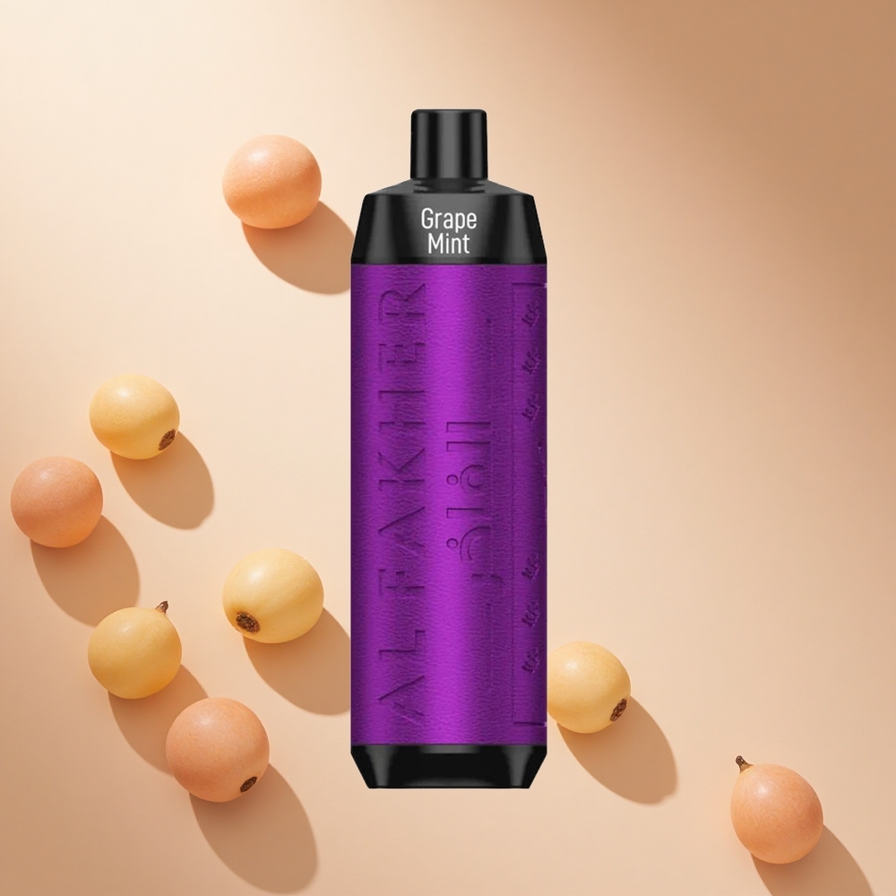 Szőlő-menta Al Fakher Crown Bar 8000 Crystal Eldobható Vape Hungary Wholesale 18ml e-folyadék Kapacitás