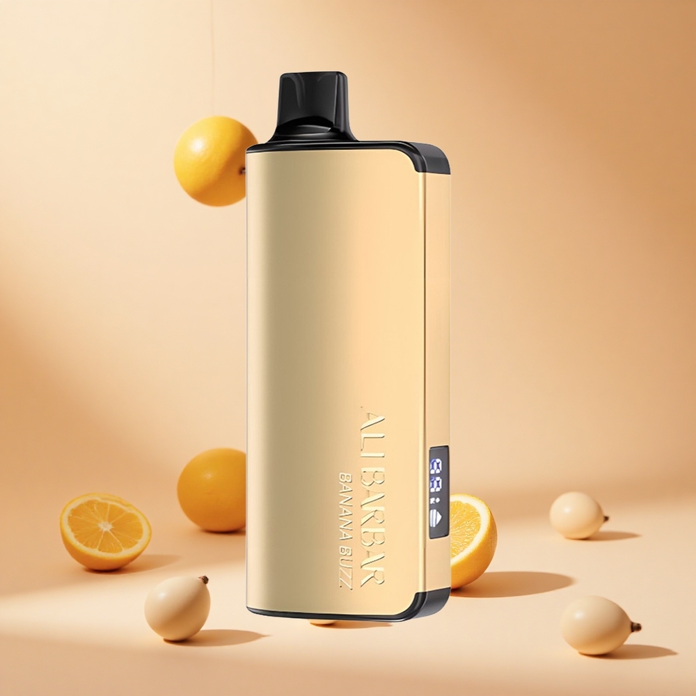 Banána Buzz Alibarbar Ingot 9000 Puffs hungary wholesale 22ml e-folyadék kapacitás