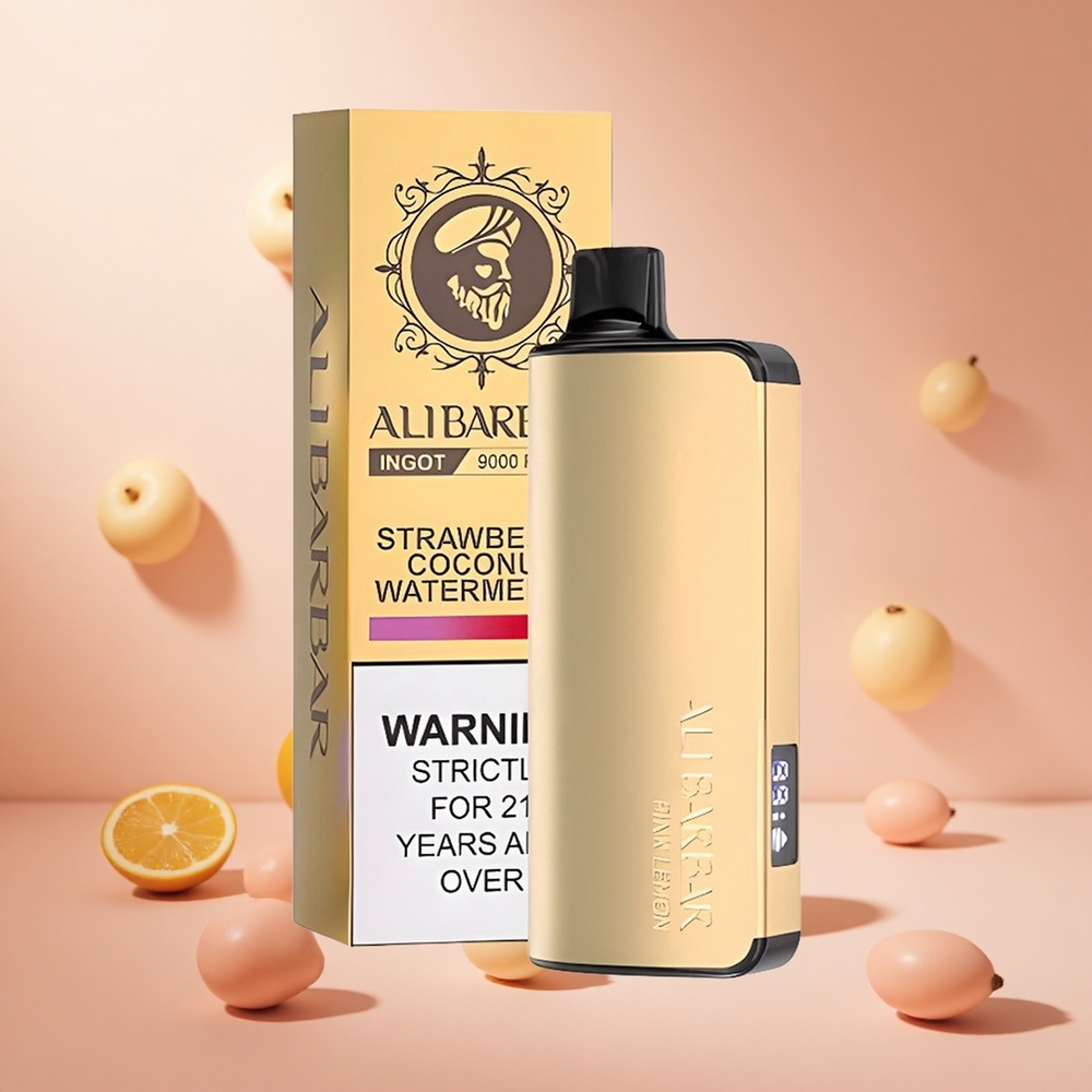 Rózsaszín Citrom Alibarbar Ingot 9000 Puffs hungary wholesale 22ml e-folyadék kapacitás