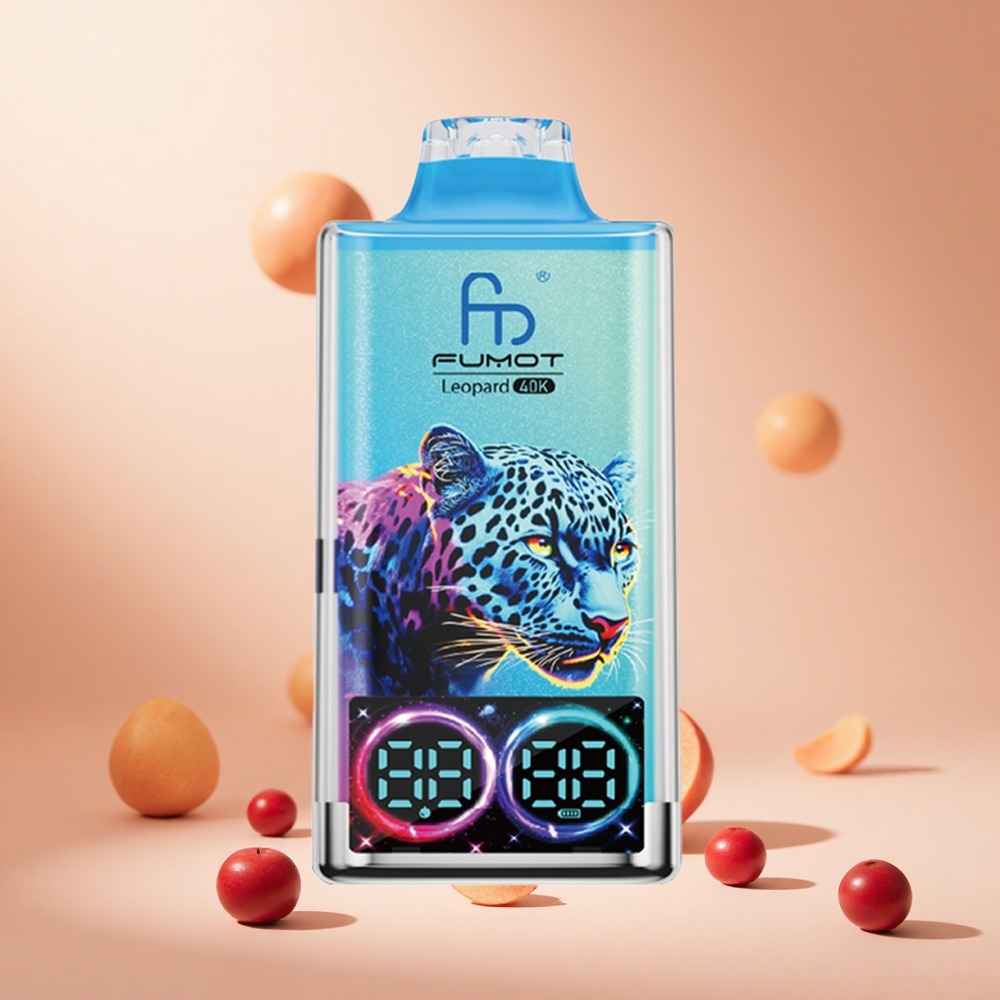 Barack-Bogyós Fumot Leopard 40K Puffs hungary wholesale 700mAh Akku