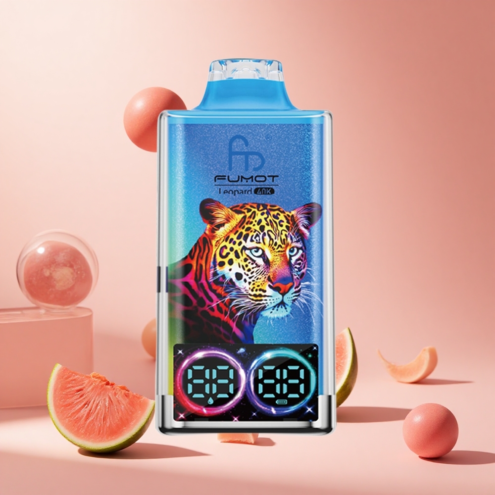 Görögdinnye Buborékrágó Fumot Leopard 40K Puffs hungary wholesale Dual Mesh