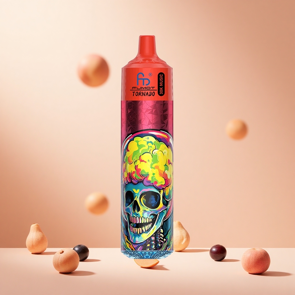 Barack-Bogyó Fumot RandM Tornado 30000 Puffs hungary wholesale 30mL előre töltött