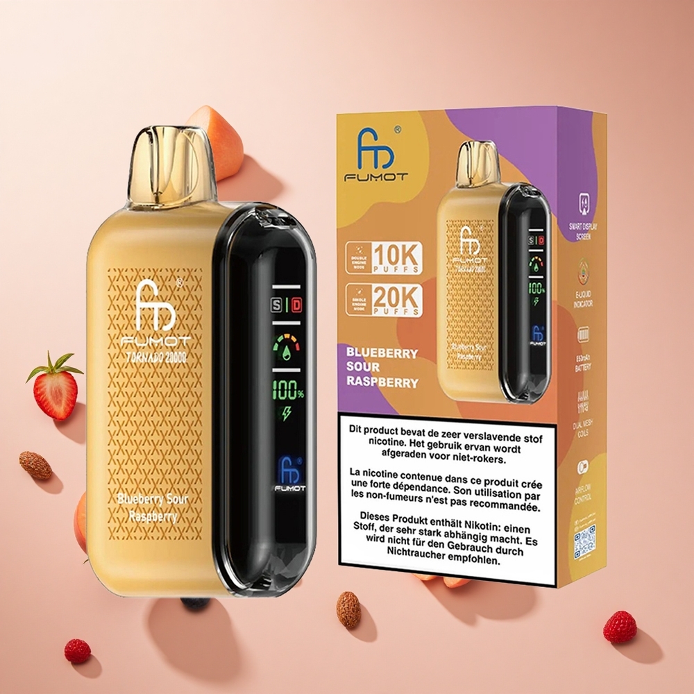 Eper-Málna Fumot Tornado 20000 Fuvar Hungary Wholesale Dual Mesh Coil