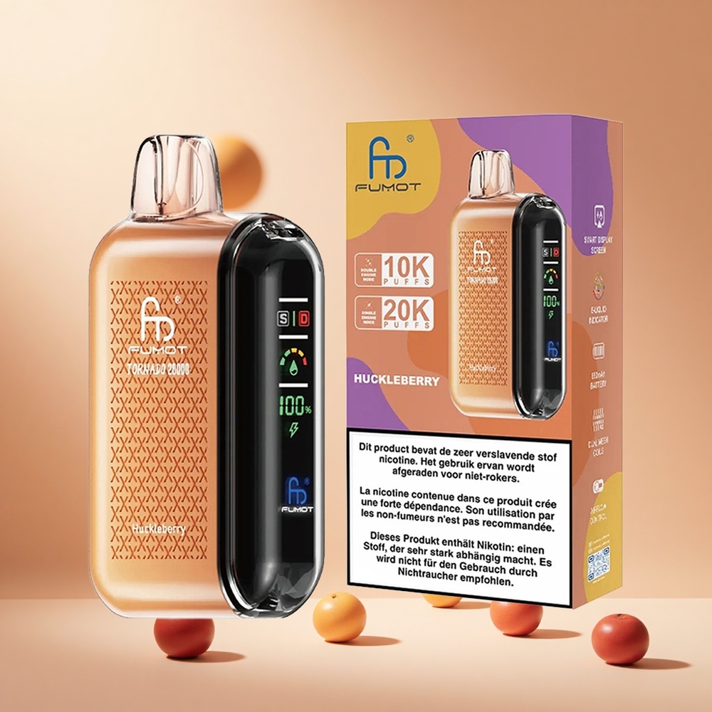 Szederízű Fumot Tornado 20000 Puffs hungary wholesale Duális Mesh Coil