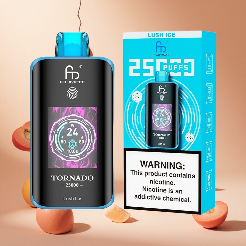 Lush Ice Íz Fumot Tornado 25000 Puffs hungary wholesale HD Képernyő