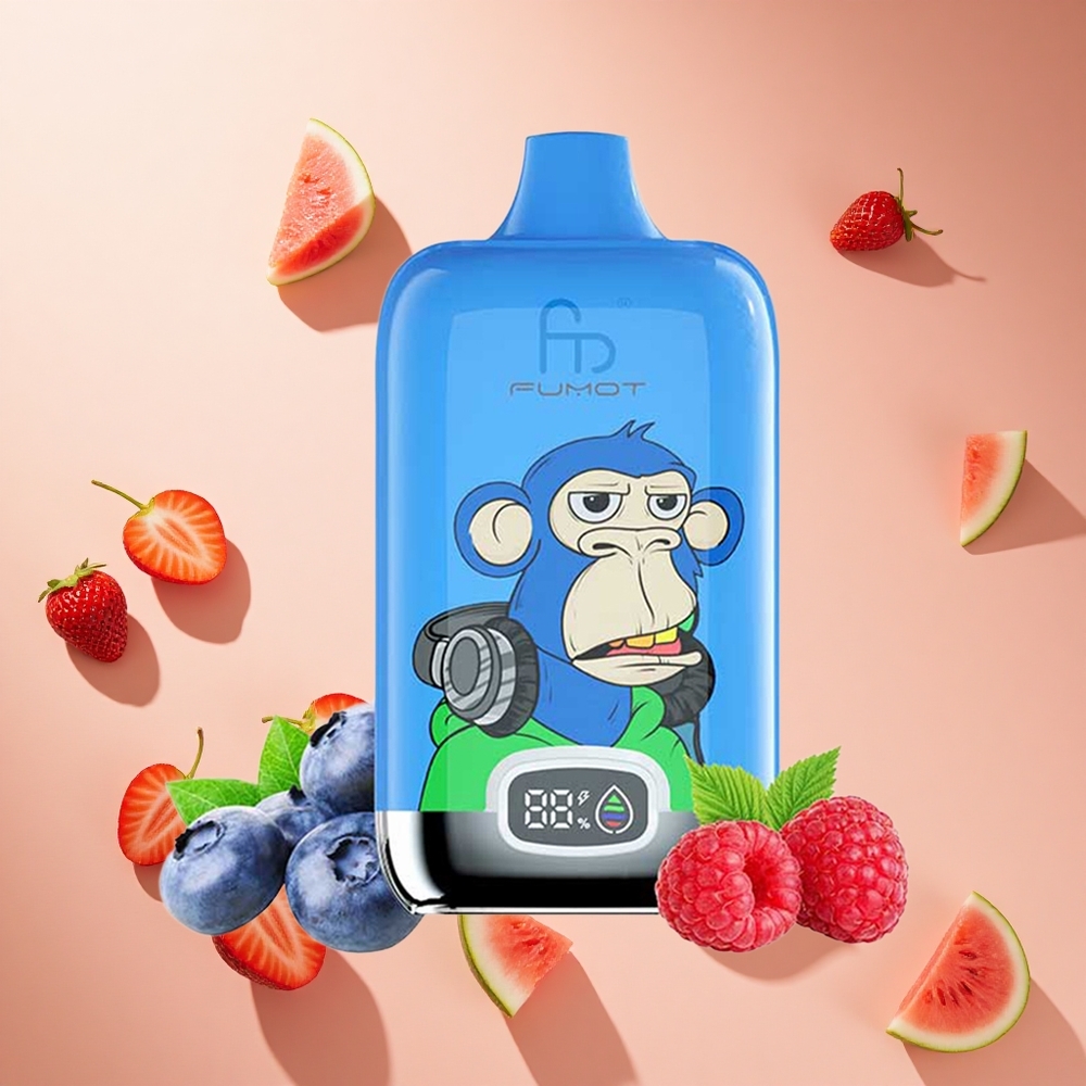 Eper Dinnye Fumot Tornado Digital Box 12000 Puffs hungary wholesale Mesh Coil és MTL szívás