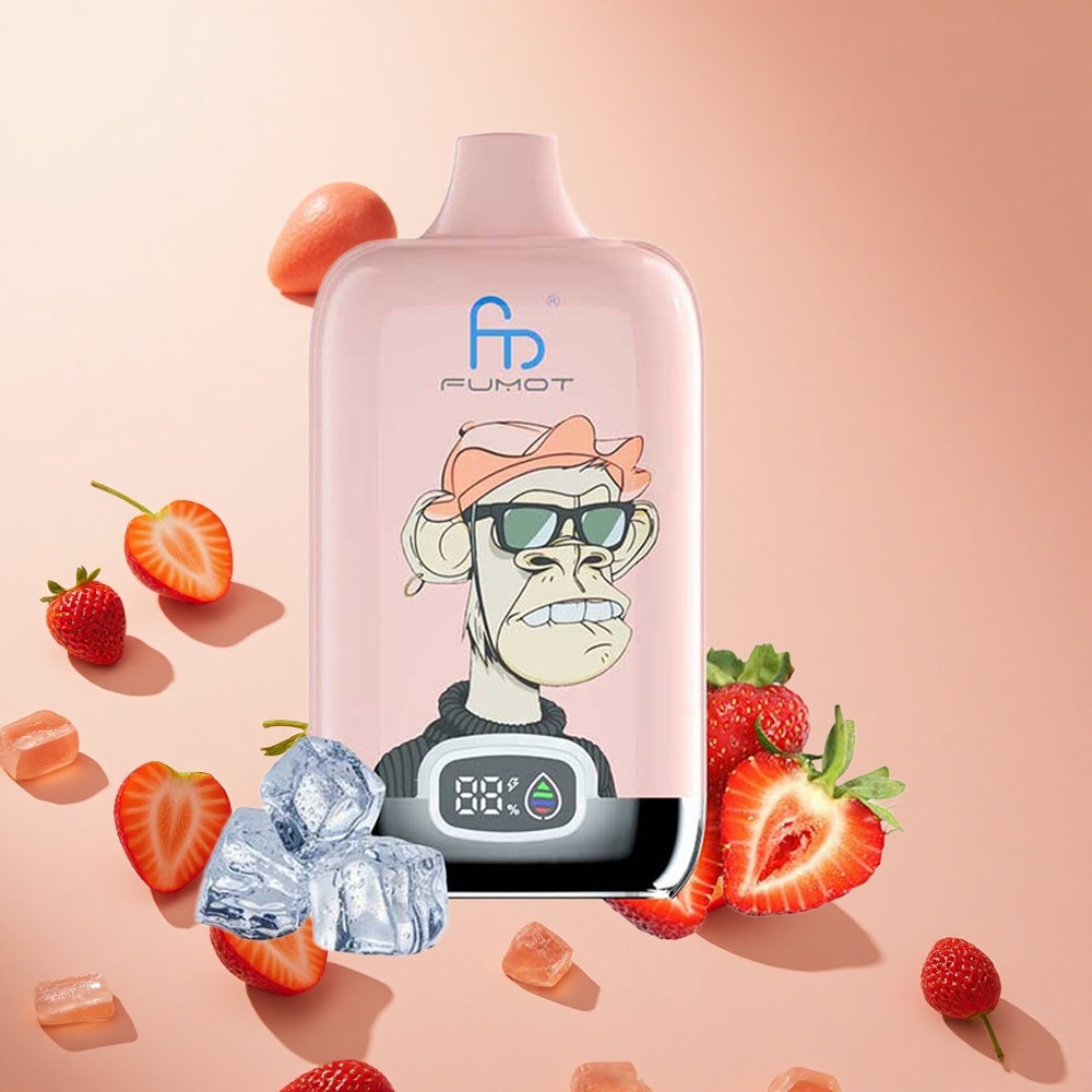 Eper-Jég Fumot Tornado Digital Box 12000 Puffs hungary wholesale 20ml e-folyadék
