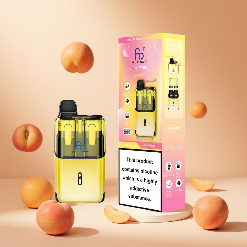 Hármas Mango - Lédús Őszibarack Fumot Ultra T32000 32000 Puffs hungary wholesale Mesh Coil