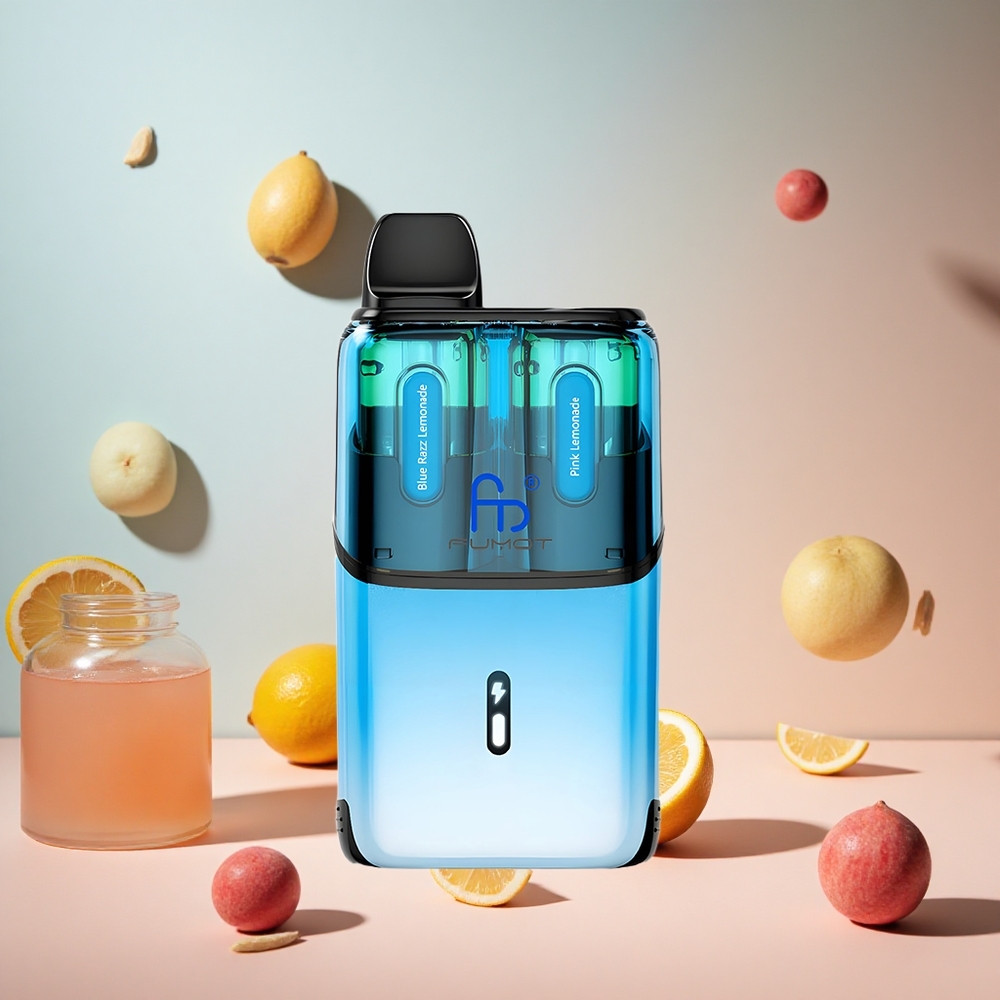 Kék Málna Limonádé + Rózsaszín Limonádé Fumot Ultra T32000 32000 Belső Elszívás hungary wholesale Type-C Gyorstöltés