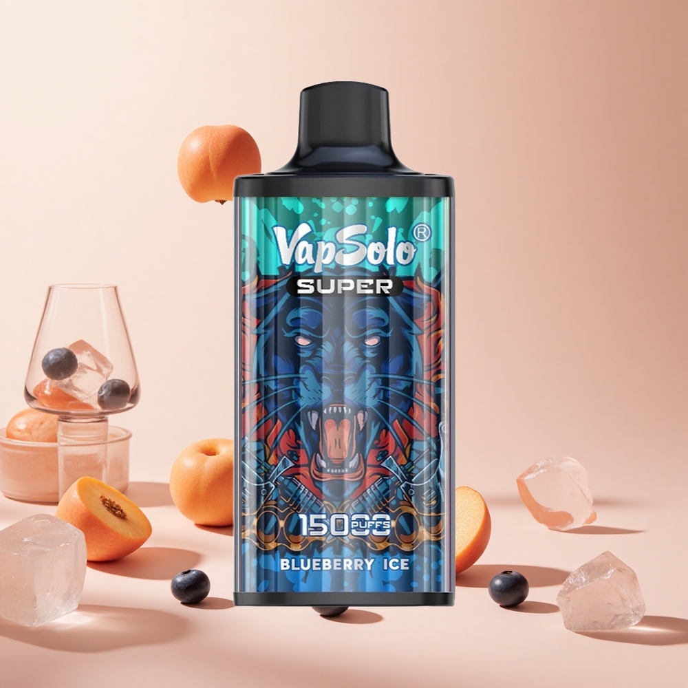 Áfonya Jég Vapsolo Super 15000 Puffs hungary wholesale 40ml e-folyadék