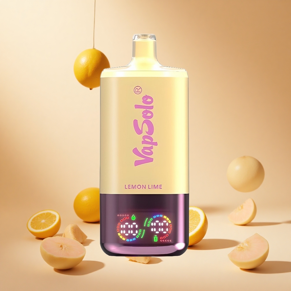 Citrom-Lime VapSolo Triple 30000 Puffs hungary wholesale 40ml, 3 olajtartály