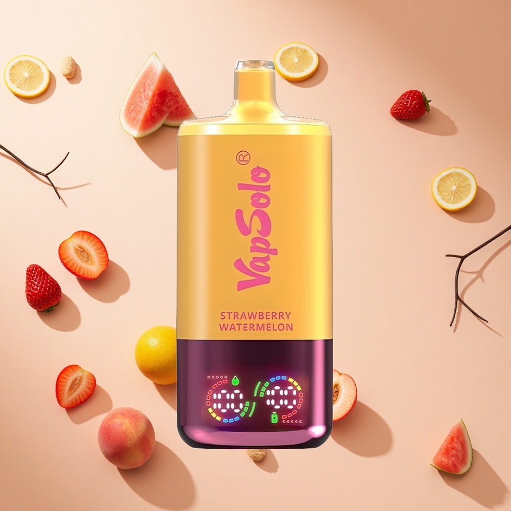 Eper görögdinnye & barack citrom VapSolo Triple 30000 Puffs hungary wholesale 40ml, Type-C